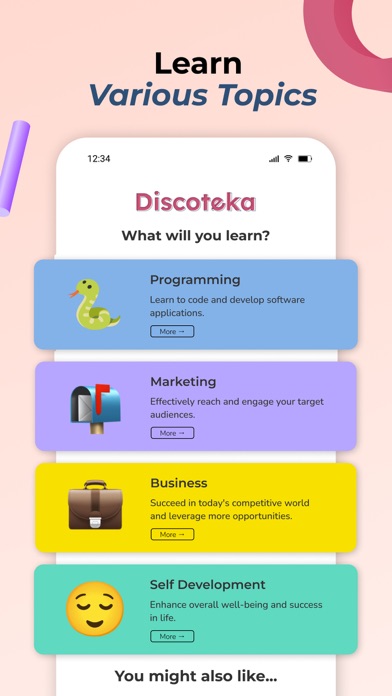 Discoteka: Small Courses Screenshot