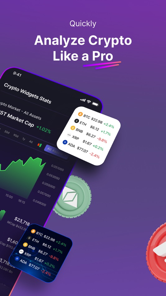 #2. Crypto Signals Widget - Blix (iOS) 由: Abstrakt Group Abstrakt, LLC