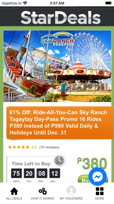 StarDeals Screenshot