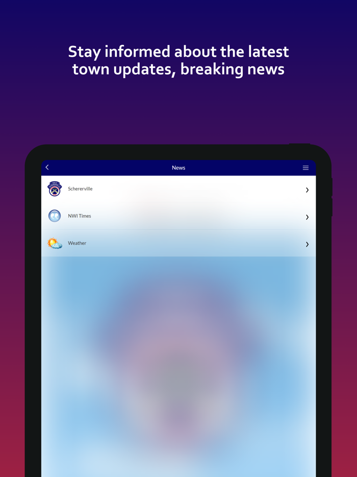 Town of Schererville IN.