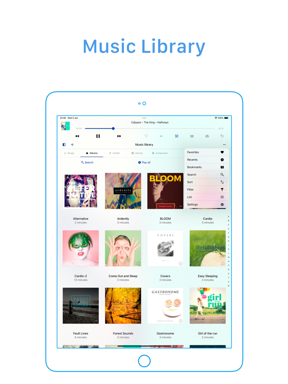 FirePlayer: player 4 MediaFire iPad screenshot 5 - Utilities app