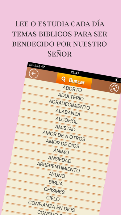 Temas Bíblicos Biblia RV 1960 Screenshot
