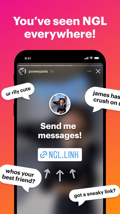 Screenshot 1 of NGL: ask me anything App