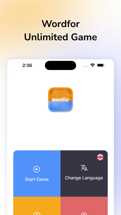 Wordfor - Word Game Screenshot