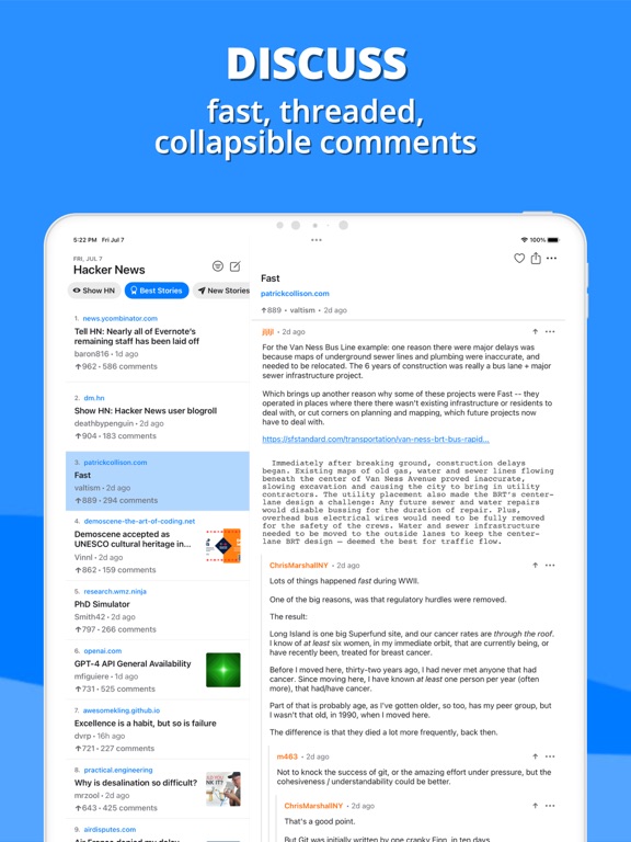 Screenshot #5 pour Octal for Hacker News