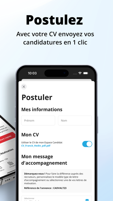 Cadremploi : Offres d’Emploi Screenshot