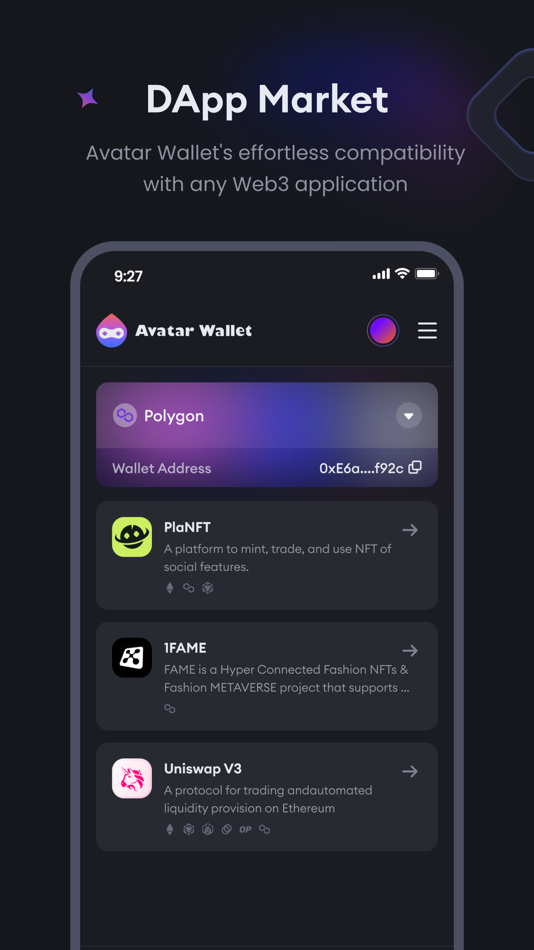 #3. Avatar Wallet (iOS) 由: PIONEER3 INNOVATION LABS PTE. LTD.
