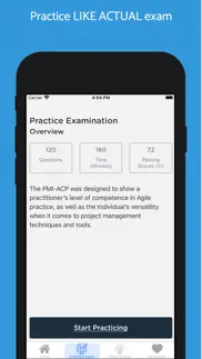 pmi-acp exam updated 2024 iphone screenshot 3