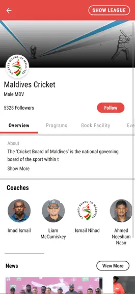 Game screenshot Cricket Board of Maldives apk