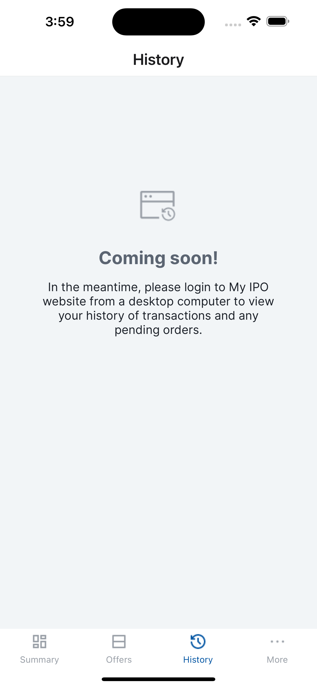 My IPO