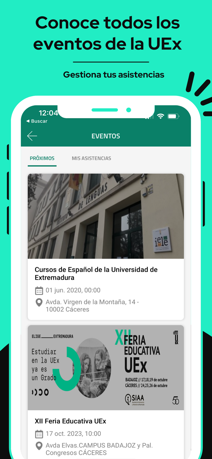 UEx App, Univ. de Extremadura