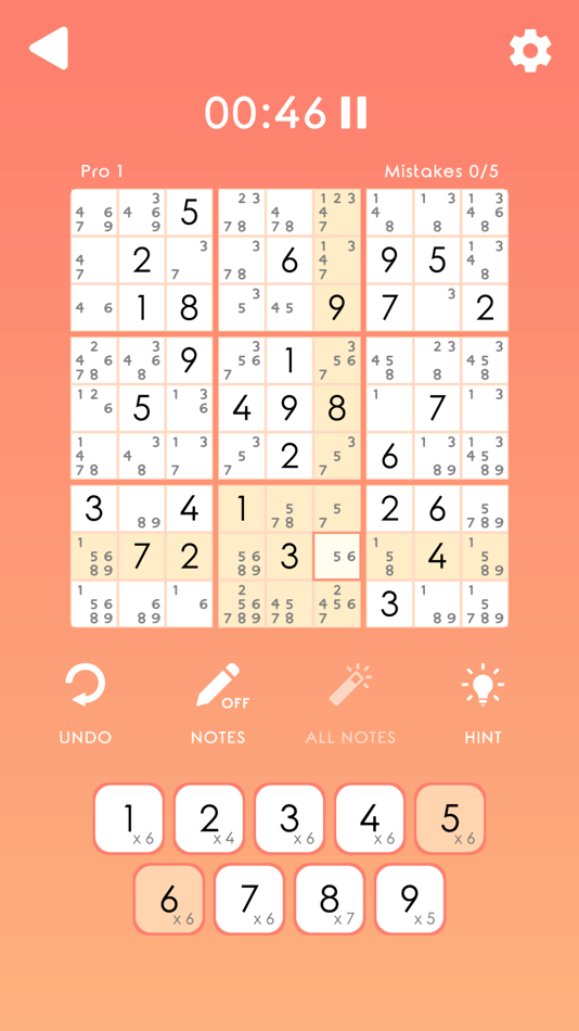 #4. 123 Sudoku (iOS) Podle: Exkee