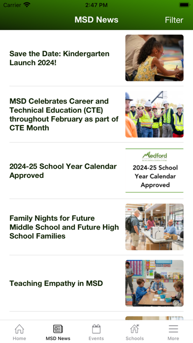 Medford School District 549C Screenshot