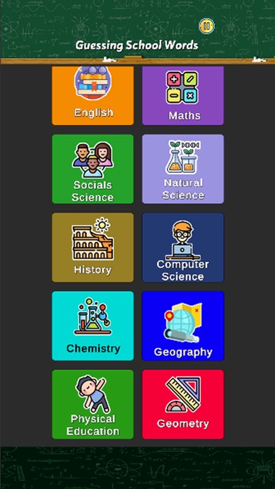 Guessing School Words Screenshot