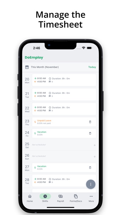 DoEmploy: Payroll & Attendance screenshot-5