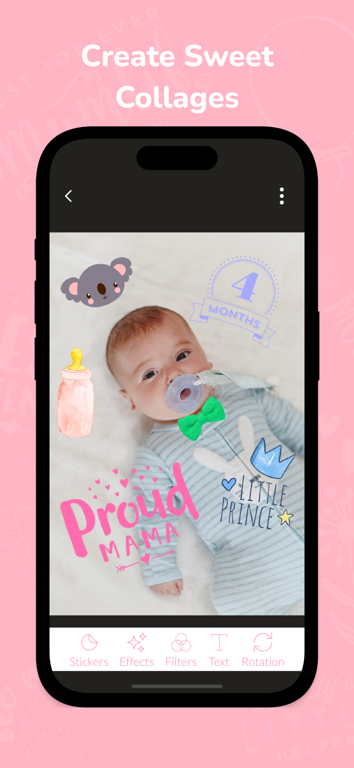 Baby Snap Photo Sticker