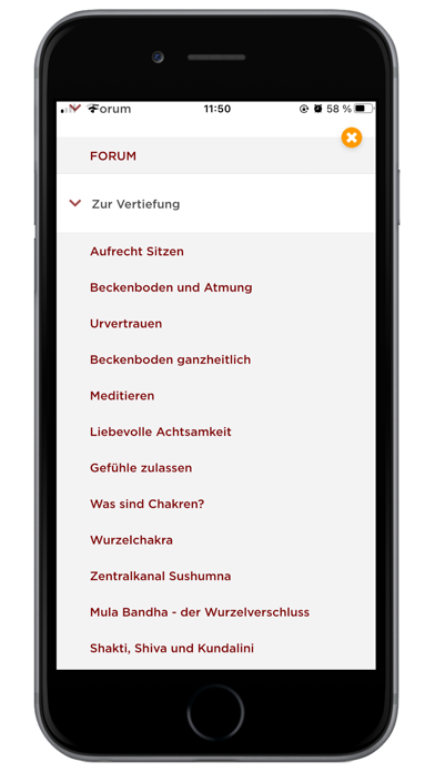 Yoga, Meditation & Beckenboden Screenshot