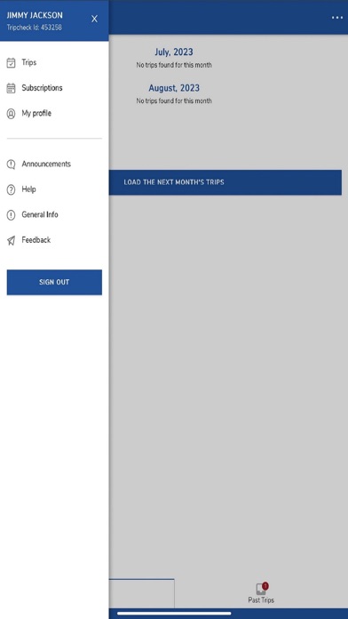 Pace TripCheck Screenshot