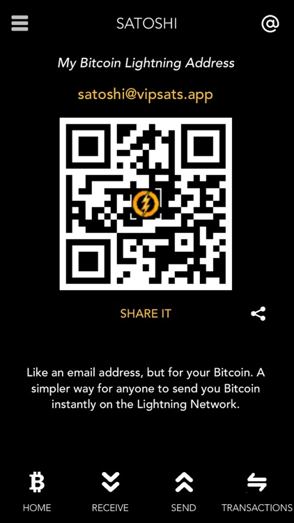 Satoshi Bitcoin Lightning