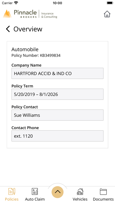 Pinnacle Brokers Insurance Screenshot