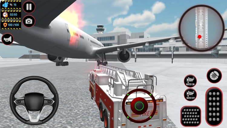 Airport Fire Truck Simulation