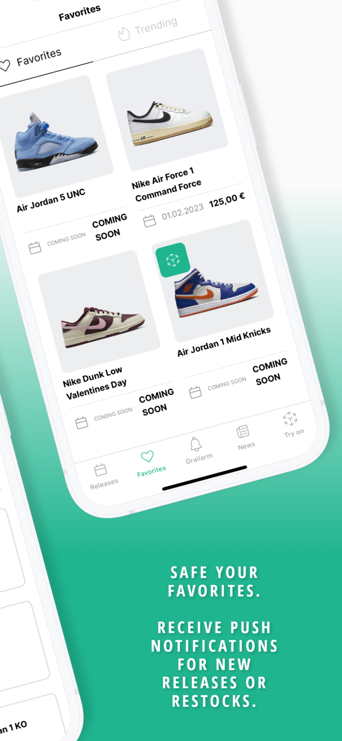 Grailify - Sneaker Releases