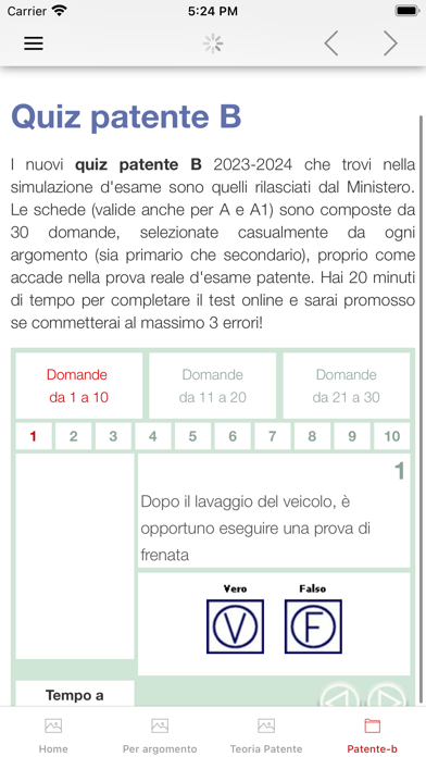 Quiz Patente B Screenshot