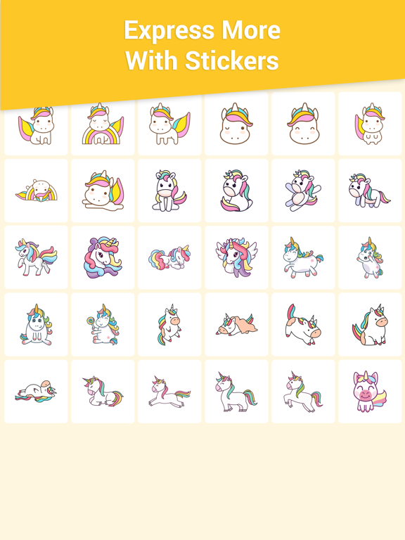 Screenshot #6 pour Rainbow Horse Emojis