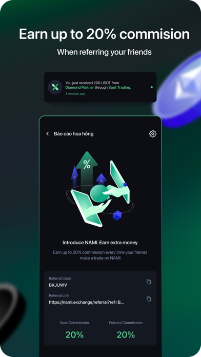 Nami Exchange: Buy BTC, Crypto Screenshot