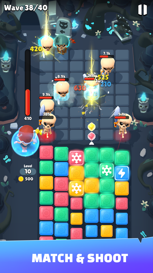 #1. Rogue Blast (iOS) Podle: Firebyte Games