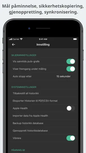 Hjertepuls Pluss iPhone-skjermbilde 5