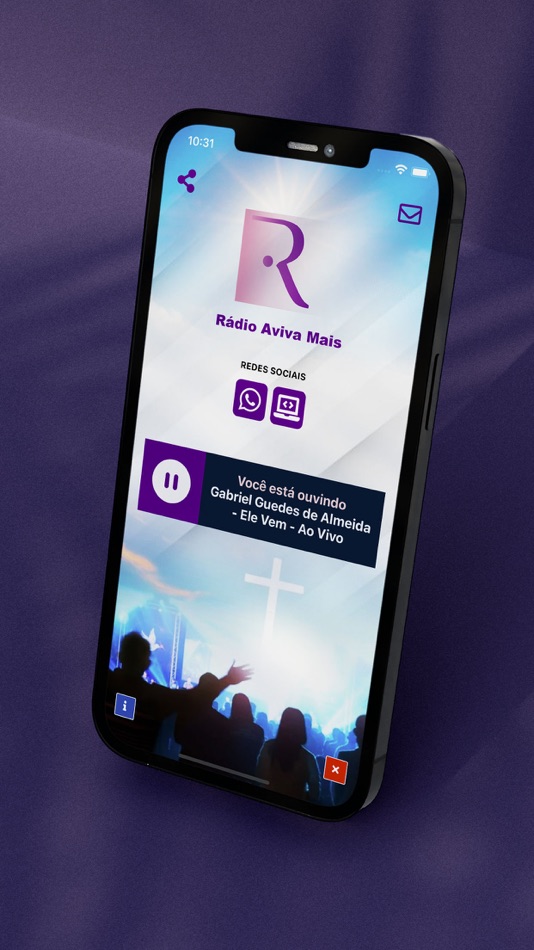 #2. Rádio Aviva (iOS) 由: Ti Indiquei Soluções Web e Mobile
