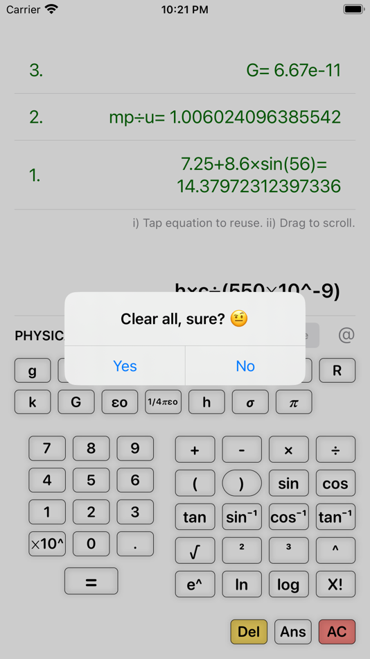 #5. Alevel Physics Calculator (iOS) 由: 琳 张