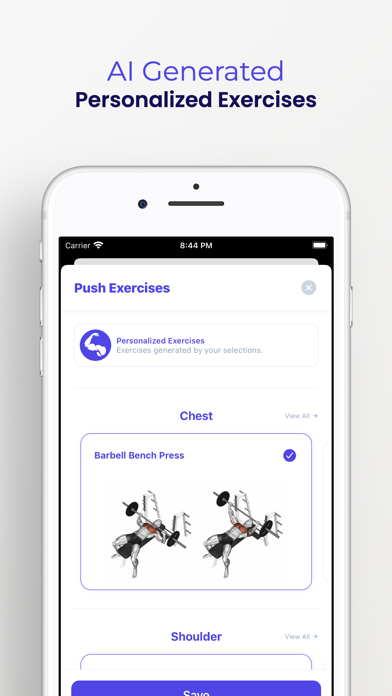 Workout Programmer Gym & Home Screenshot