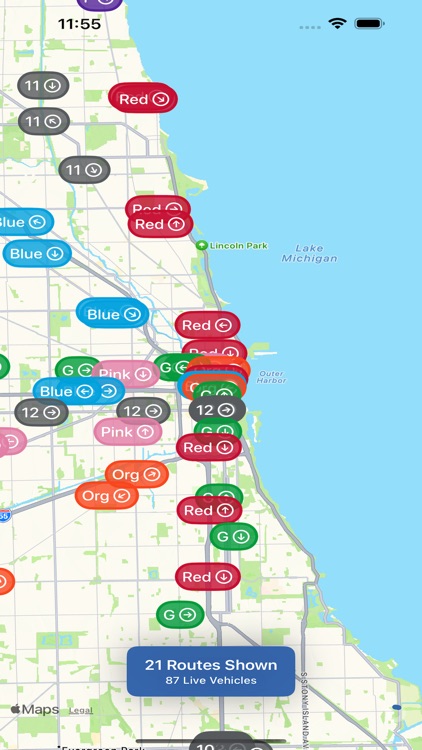 Live CTA Map