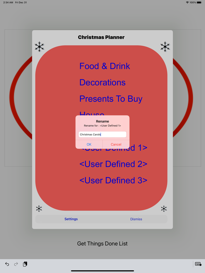 MightyTick Christmas Planner