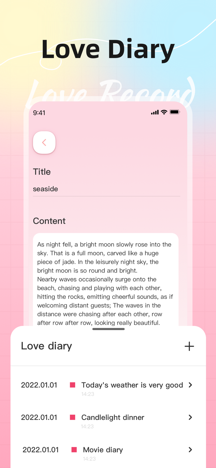 My Love Days Counter App