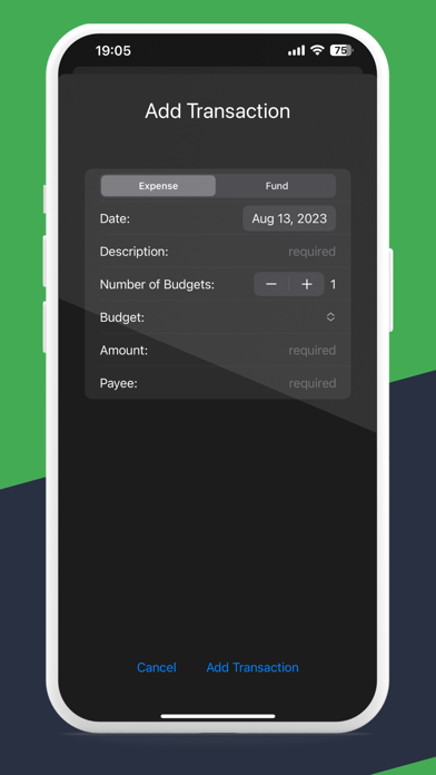 Allocate: Budget Tracker Screenshot