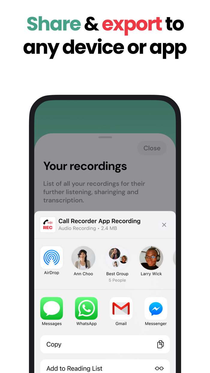 CallRecorder - Voice Memo