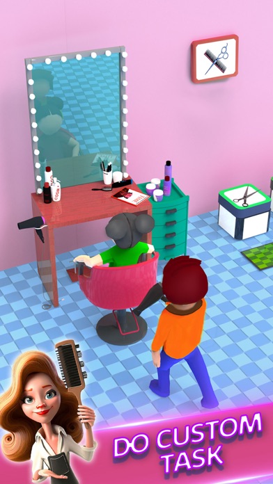 Screenshot #1 pour Idle Barber Shop Game - Tycoon