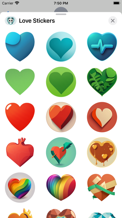 Big Love Stickers Screenshot