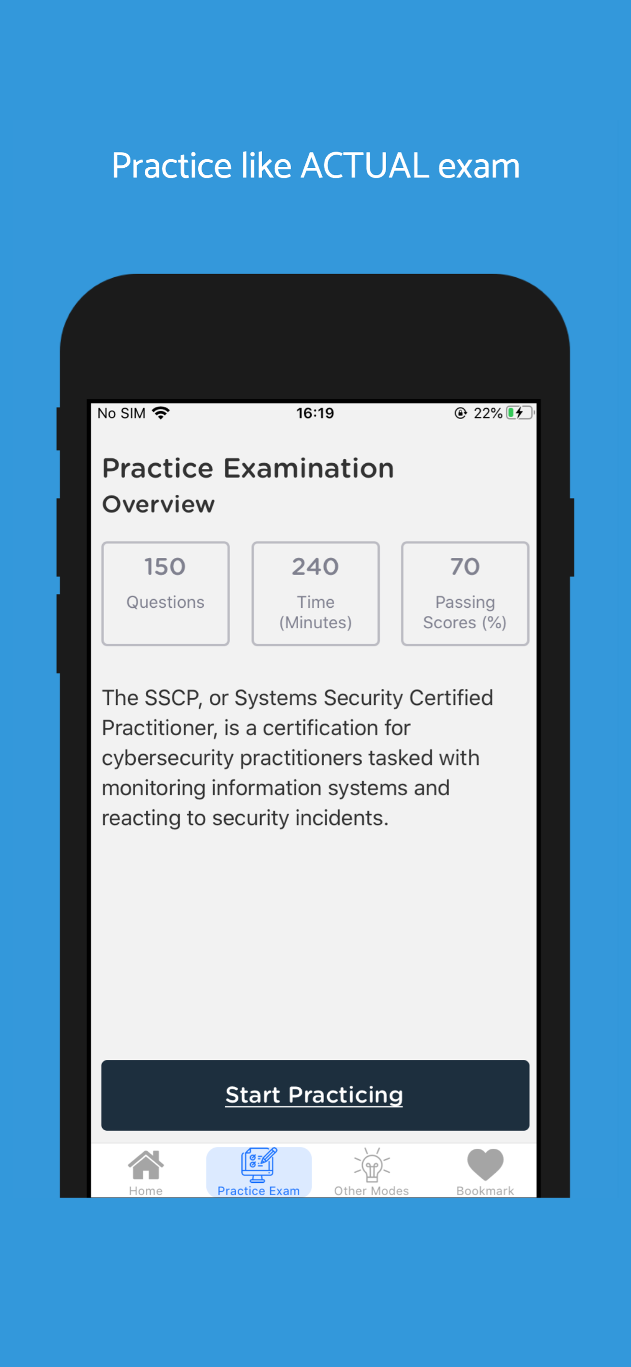 SSCP Exam 2026 screenshot 3