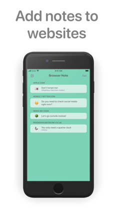 Browser Note screenshot 1