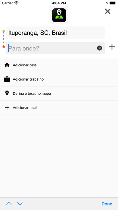 MS DRIVER - Passageiro Screenshot