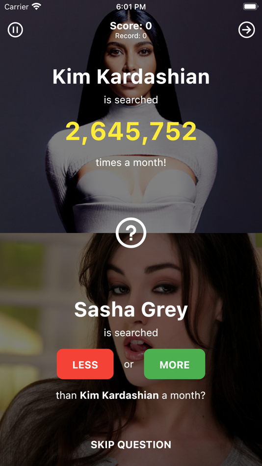 #3. What Search More or Less? (iOS) Podle: Almaz Kamaletdinov