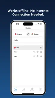 english basque dictionary+ iphone screenshot 1