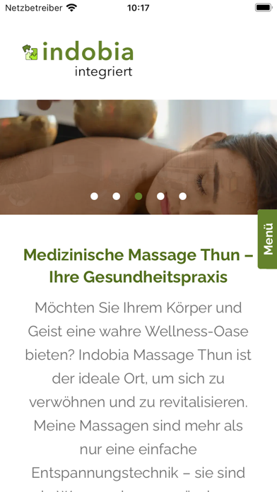 indobia - Massage Thun Screenshot