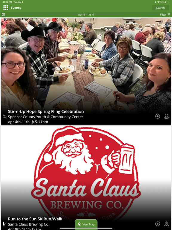 Santa Claus, Ind., Area iPad screenshot 7 - Travel app