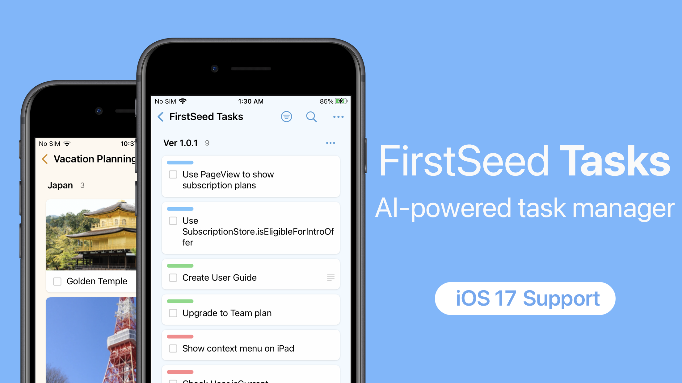 FirstSeed Tasks