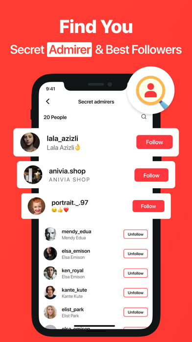 Followers Tracker - Analyzer Screenshot